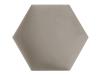 DREVONA09 Čalúnený panel na stenu béžový šesťuholník BEE Riviera 16
