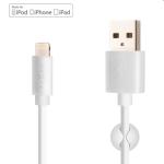 FIXED Dátový a nabíjací kábel USB/Lightning MFI, 2 m, biely FIXD-UL2M-WH