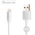 FIXED Dátový a nabíjací kábel USB/Lightning MFI, 2 m, biely FIXD-UL2M-WH