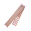 FIXED Nylonový remienok pre Apple Watch 38/ 40/ 41 mm, ružovo-zlatý