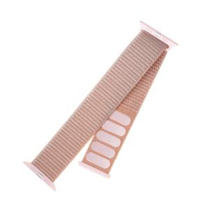 FIXED Nylonový remienok pre Apple Watch 38/ 40/ 41 mm, ružovo-zlatý