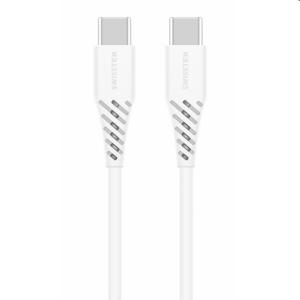 Swissten Dátový a nabíjací kábel TPU USB-C/USB-C, PD,2,5 m, biely 71506530