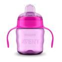 Philips Avent Hrnček pre prvé dúšky Klasik 200 ml s držadlami dievča