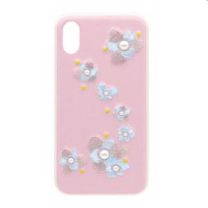 Devia kryt Flower Embroidery Case pre iPhone X/XS DEV-305689