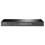 tp-link TL-SF1016, 16 portový Rack Switch, 16x 10/100M RJ45 porty, 1U 19" montáž do racku, oceľové puzdro