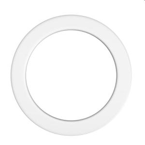 FIXED Magnetická nálepka na mobilný telefón pre použitie technológie MagSafe, biela