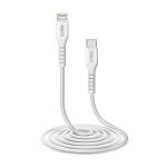 SBS Kábel USB-C/MFI Lightning, dĺžka 2 m, biela TECABLELIGTC2W