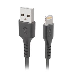 SBS Kábel USB/Lightning C-89, 1 m, čierna TECABLEUSBIP589K