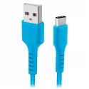 SBS Kábel USB 2.0/USB-C, 1,5 m, modrá TECABLEMICROC15A