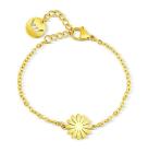 Vuch Slušivý pozlátený náramok Kvetina Riterra Rose Gold