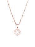 Vuch Krásny bronzový náhrdelník Kvetina Riterra Rose Gold