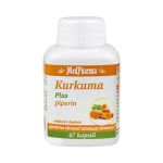 MEDPHARMA Kurkuma plus piperín 67 kapsúl