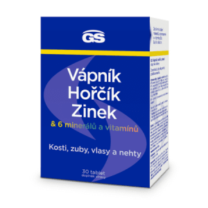 GS Vápnik horčík zinok 30 tabliet