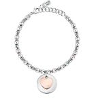 La Petite Story Romantický bicolor náramok so srdiečkom Love LPS05ASD51