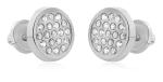 Brilio Náušnice z bieleho zlata so zirkónmi 14/833.721/17ZIR