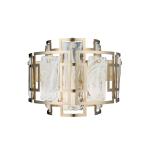 Nástenné svetlo Karmella, mosadzná-starožitná