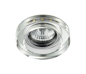 Emithor LED Podhľadové svietidlo ELEGANT DOUBLE LIGHT GU10/50W+LED/3W okrúhly