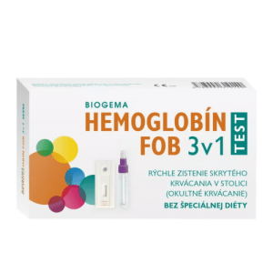 BIOGEMA Hemoglobín test 3v1 na okultné krvácanie 1 x 3 ks