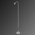 Štíhla stojacia lampa LED Karen, spolu 6,5 W