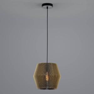 Závesná lampa Vrstva z kartónu dvojitý kužeľ 1fl.