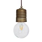 Závesné svietidlo Orti, 1 svetlo, mosadz antická