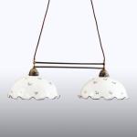 KOLARZ Nonna - Závesné svetlo Beam bielo-modré