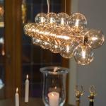 By Rydéns Splendor Bar, 25 plameňov, zlatá/jantárová