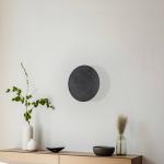 Lunia Nové nástenné svietidlo, čierne, Ø 20 cm