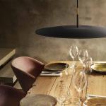 OLEV Overfly plus závesné svietidlo čierne/zlaté Ø 75cm