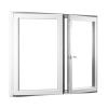 Dvojkrídlové plastové okno so štulpom REHAU Smartline+ - SKLADOVÉ-OKNÁ.sk - 1450 x 1450