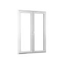 Dvojkrídlové plastové balkónové dvere REHAU Smartline+ - SKLADOVÉ-OKNÁ.sk - 1300 x 2080