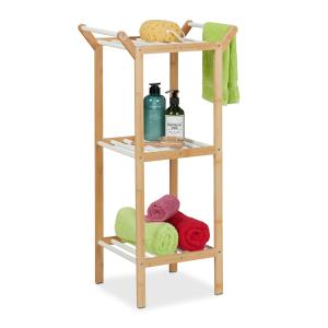 Kúpeľňová polica s držiakom na uteráky RD47334