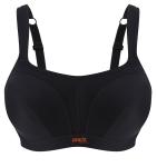 PANACHE - Sport čierna športová podprsenka s výstužou a kosticami