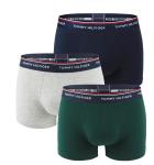 TOMMY HILFIGER - boxerky 3PACK premium essentials dark green & desert sky color - limitovaná edícia