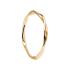 PDPAOLA Minimalistický pozlátený prsteň SPIRAL Gold AN01-804 52 mm