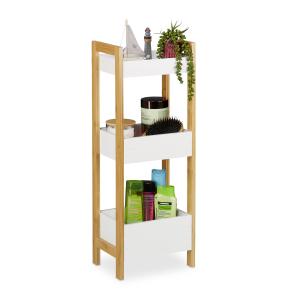 Kúpeľňová polica s 3 košíkmi RD32146