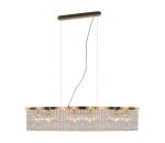 Maytoni Maytoni DIA005PL-06G - Luster na lanku DUNE 6xE14/60W/230V zlatá