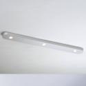 Stropné svietidlo Bopp Close LED s tromi svetlami, hliník