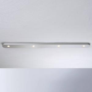 Stropné svietidlo Bopp Close LED, štyri svetlá, hliník