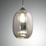 Závesné svietidlo Infinity zo skla, jedno svetlo, Ø 20 cm