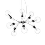 Závesné svietidlo Lumina Matrix Otto 8 svetiel, nikel