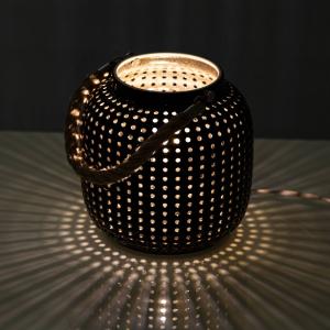 Stolová lampa Bola, čierna