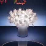 Slamp Clizia LED stolová lampa stmavená Mama Non Mama biela