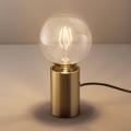 Stolová lampa Egger Soho, mosadz