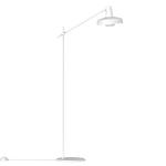 Stojacia lampa GRUPA Arigato Palace, dvojramenná, biela