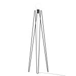 GRUPA Model M2 LED stojacia lampa čierna, kábel biely