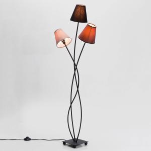 KARE Flexible Mocca Tre trojsvetelná stojacia lampa