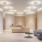 Stropné svietidlo Ribag Vior bold 40W 60° 3 000K biela