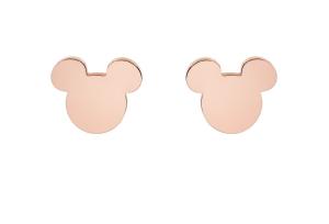 Disney Minimalistické bronzové náušnice Mickey Mouse E600179PL-B.CS