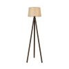 Stojacia lampa LM-65214-1E s drevenou trojnožkou
